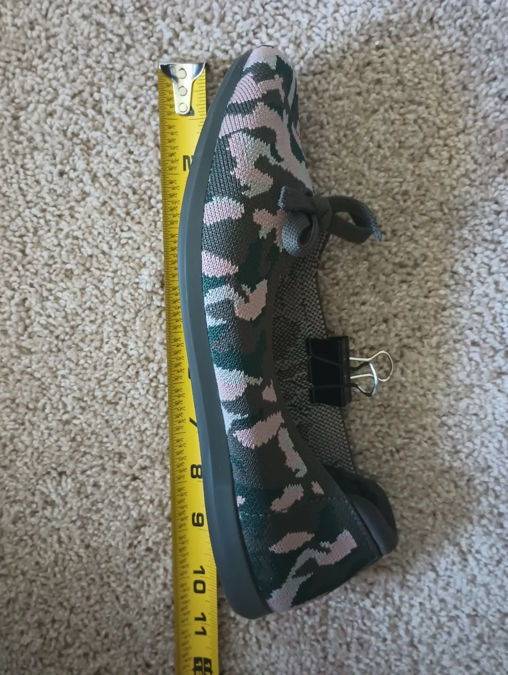 Cloudsteppers by Clarks Carly Hope Camouflage‎ Flats with Bow 8M
